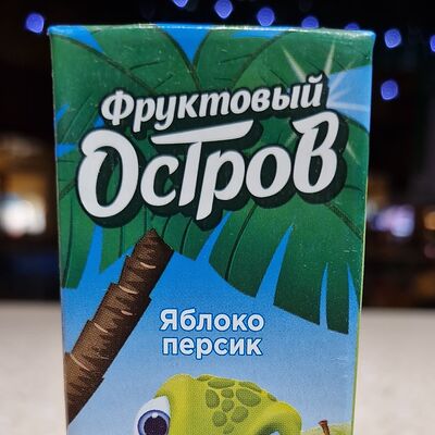 Сок Фруктовый остров Яблоко-персик в Kongfu по цене 60 ₽