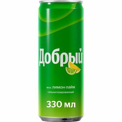 Добрый Лимон-лайм 0,33 л ж/б в Бакинский бульвар по цене 310 ₽