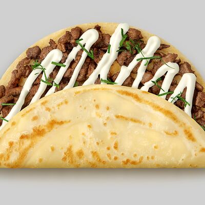 Рубленное мясо в Блинчик по цене 230 ₽