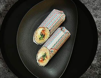 Суширрито лосось, огурец, филадельфия Хl в Papaya по цене 552 ₽