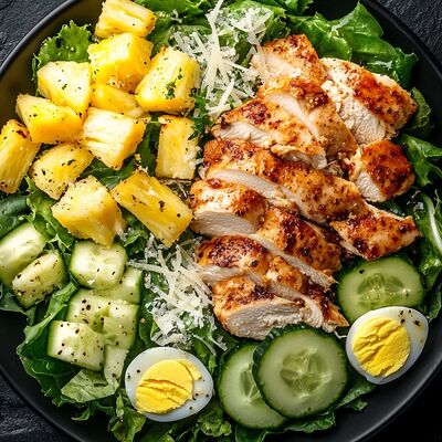 С курицей и ананасами в Суши мастер по цене 639 ₽