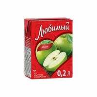 Сок Любимый в ассортименте в Брусничка