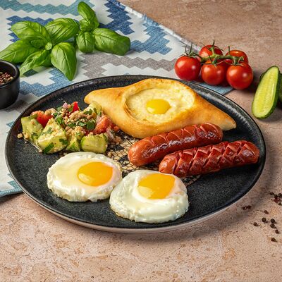 Большой грузинский завтрак в Хинкальная Кинза по цене 1160 ₽