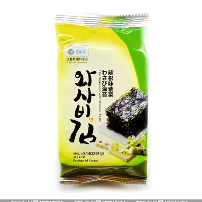 Морская капуста со вкусом васаби Human Well Южная Корея в Азбука Вкуса Экспресс Меню по цене 78 ₽