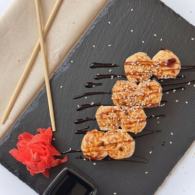 Запеченный с курицей и томаго в Панда Бистро по цене 365 ₽