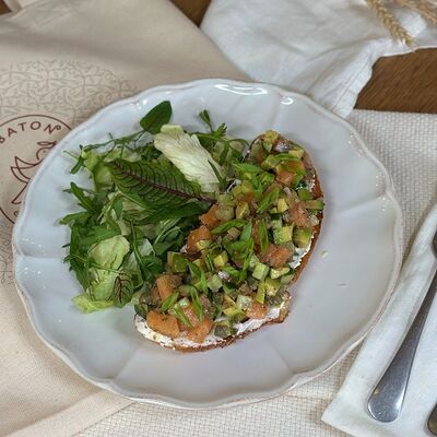 Брускетта с пикантным лососем в Debaton по цене 767