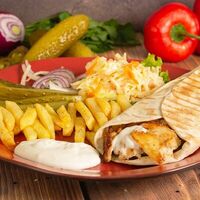 Сирийская на тарелке в Mr. Gyros