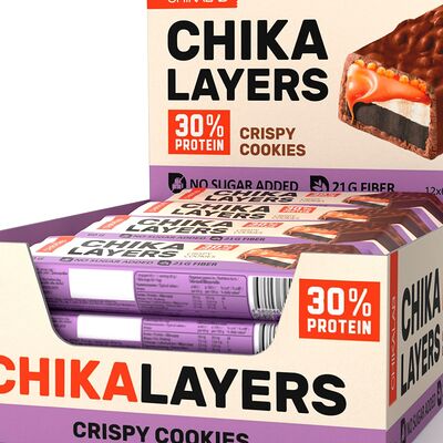 Протеиновый батончик Chika Layers - Crispy Cookies в Olegafriends по цене 250 ₽