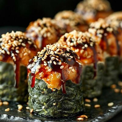 Запеченный с мидиями в Суши мастер по цене 673 ₽