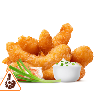 Креветки Сметана и Лук (6 шт.) в Бургер Кинг по цене 595 ₽