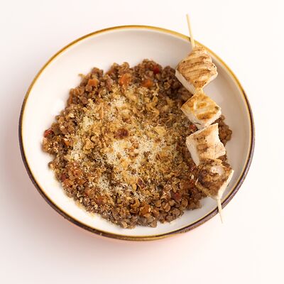 Гречка с овощами и курицейв Кофе Крафт по цене 470 ₽