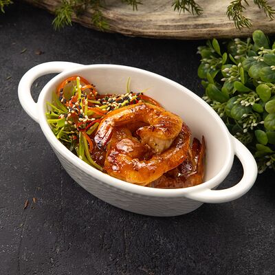 Тигровая креветка и гриль салат в Пилигрим по цене 740 ₽