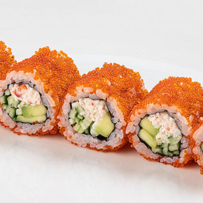 Классический ролл Калифорния с крабом в Рыба моя по цене 1390 ₽