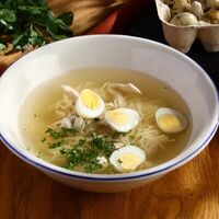 Суп Куриный бульон с лапшой в BBQ Beer Restaurant