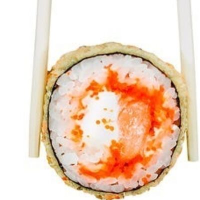 С лососем и икрой летучей рыбы в Багс Банни от кафеМафия по цене 410