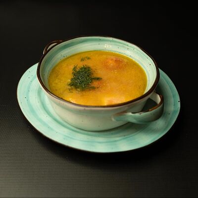 Уха из семги с креветкой в ЛАЛИКО ГРУЗИНСКАЯ КУХНЯ по цене 930 ₽