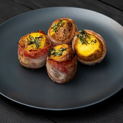 Картофель в беконе в УГОЛЬ&МЯСО по цене 435 ₽