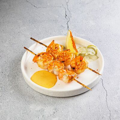 Кушияки из креветки New в Эбби Noodles & Sushi Bar по цене 470