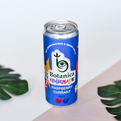 Лимонад Botanica натуральный без сахара со вкусом малины и черной смородины в Pokemania по цене 299 ₽