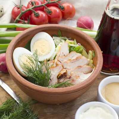 Окрошка с курочкой в Мушмула по цене 339