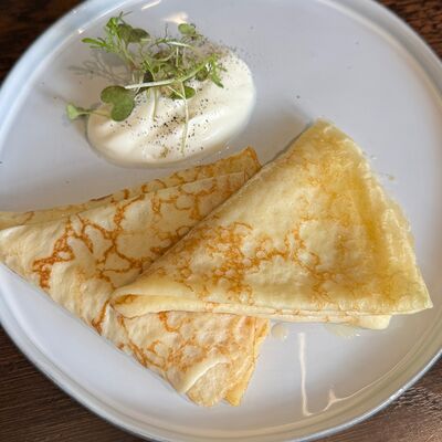 Блинчики со сметаной в Современники по цене 260 ₽