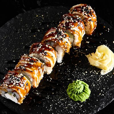 Ролл Филадельфия с угрем в Look lounge по цене 690 ₽