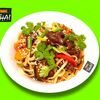 Пшеничная лапша ВОК с начинкой и соусом на выбор в Tasty thai по цене 420