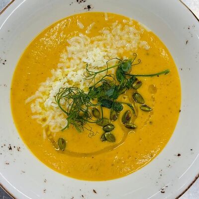 Тыквенный крем-суп в Барбари по цене 488 ₽