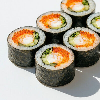 Роллы Креветка Чиз в Банхоф по цене 399 ₽