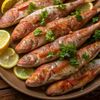 Жареная черноморская барабулька в Зизифора — грузинская кухня по цене 980