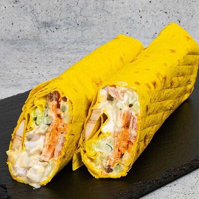 Шаверма в сырном лаваше с брынзойв Шаверма шамс по цене 479 ₽