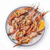 Лангустины в Моллюска Море