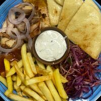 Открытый гирос с курицей в Soul Kitchen
