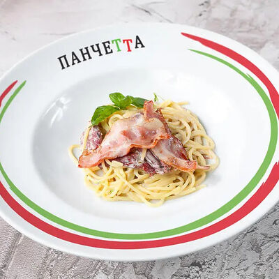 Спагетти Карбонара в Биродром и Панчетта по цене 740 ₽