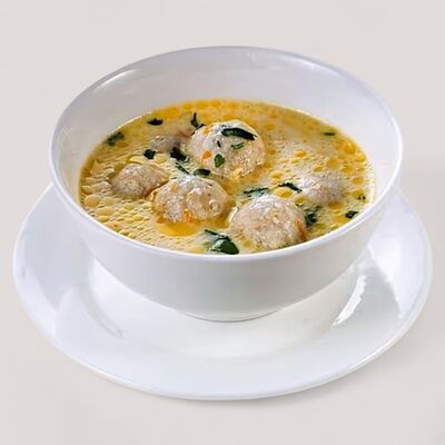 Сливочно-сырный суп с фрикадельками в Basilic Express по цене 1665 ₸