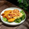 Отбивная из курицы с ананасом и картофелем в Грин по цене 350