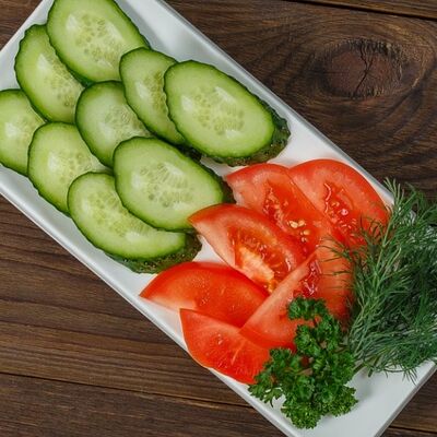 Овощи в Мясо на углях по цене 76 ₽