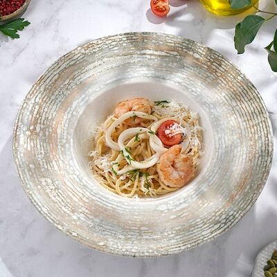 Спагетти с морепродуктами в Петрушка по цене 516 ₽