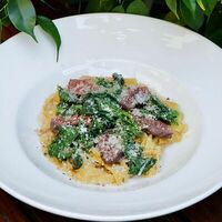 Тальятелле с телятиной и шпинатом в Беллуччи