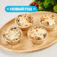 Жюльен с курицей и грибами на четверых в Bazar