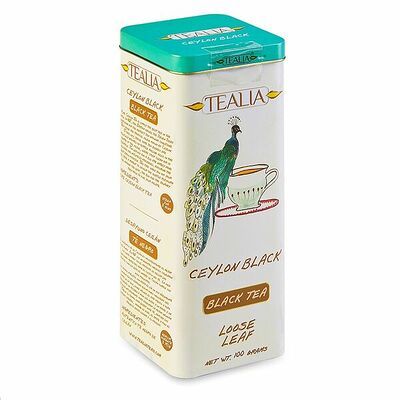 Чай черный TeaLia Ceylon листовой ж/б Шри-Ланка в Азбука Вкуса Экспресс Меню по цене 557 ₽