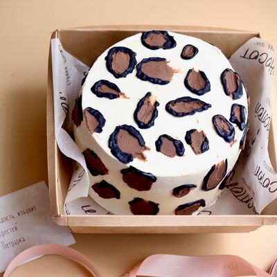 Бенто торт леопард в Chocoton по цене 2400 ₽