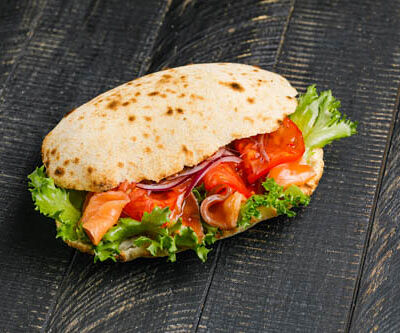 Панини с лососем Яндекс в Снегири на Лагерном по цене 750 ₽