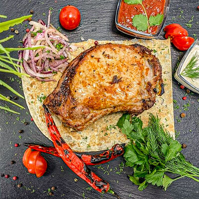 Шашлык из cвинoй корейки в Хочу мясо по цене 630 ₽