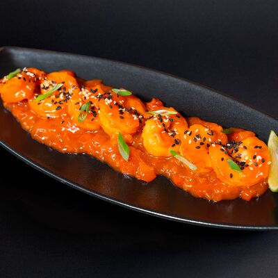 Креветки в кисло-сладком соусе в Пудл Нудл по цене 730 ₽