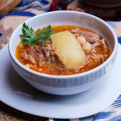 Бозбаш шурпа в Кафе кавказской кухни Хурма по цене 430 ₽