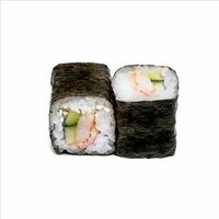 Маки с креветкой и огурцом в BLACK ROLL