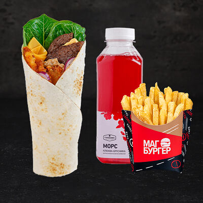 Комбо Деревенский ролл и морс в Магбургер & Братья Караваевы по цене 515