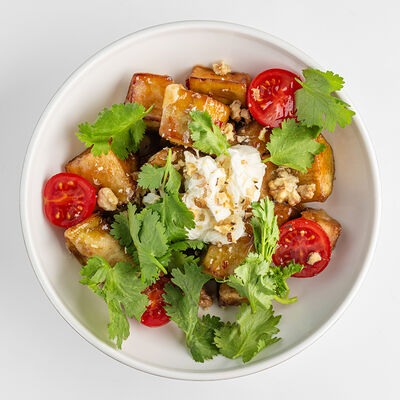 Обжаренные баклажаны со страчателлой в Муссоны по цене 780 ₽