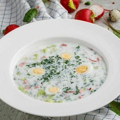 Окрошка на кефире в Катюша Katyusha по цене 490